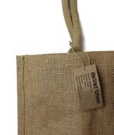 Velika Torba od Jute s Držačem za Boce