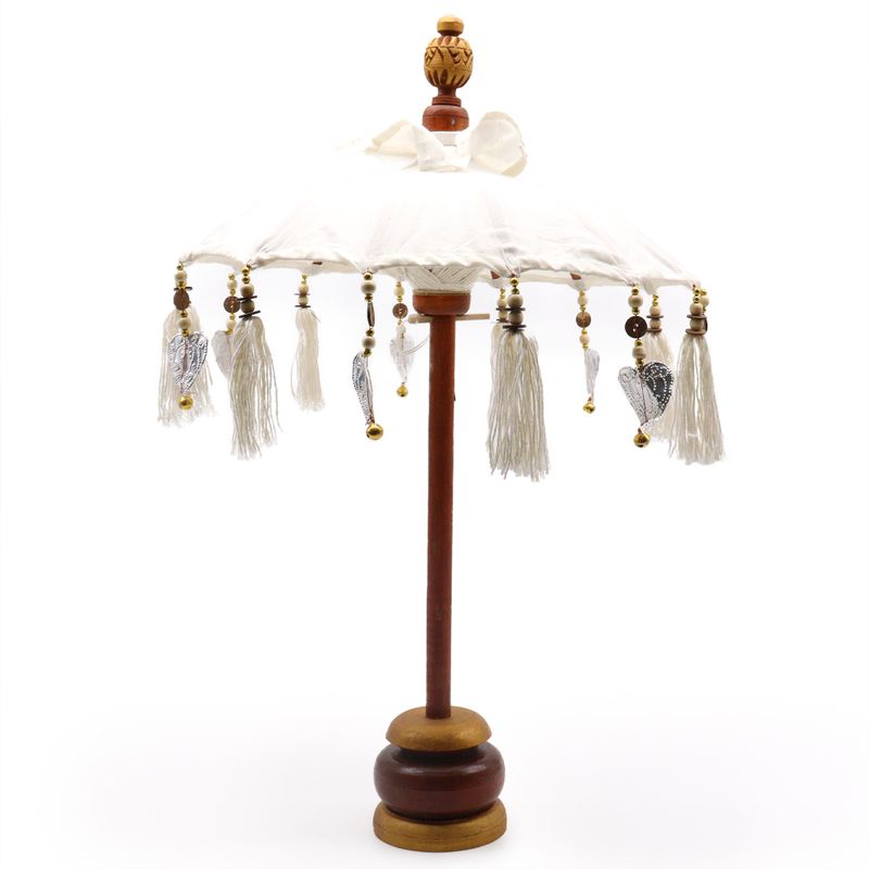 Bali Suncobran - Dekoracija Doma - Platno - Prirodno - 40cm