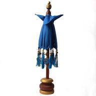Bali Suncobran - Dekoracija Doma - Pamuk - Tirkizna - 40cm
