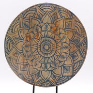Buddha Feng Shui Set - Cvjetna Mandala - Plava