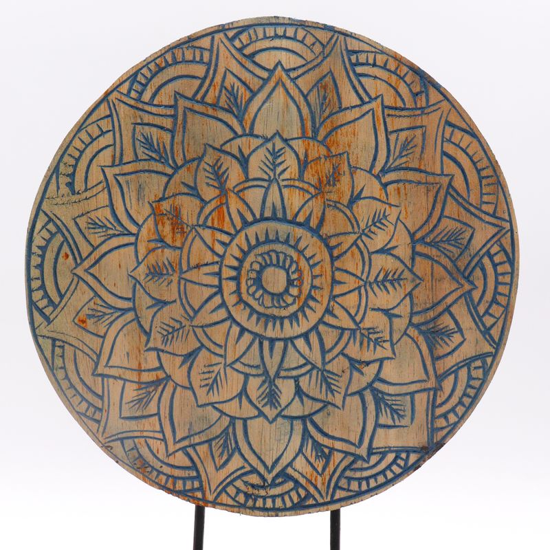 Buddha Feng Shui Set - Cvjetna Mandala - Plava