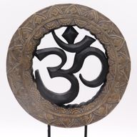Buddha Feng Shui Set - Om - Siva i Crna