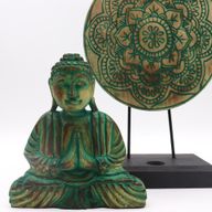 Buddha Feng Shui Set - Buddha Čvor - Zelena