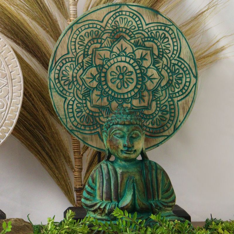 Buddha Feng Shui Set - Buddha Čvor - Zelena