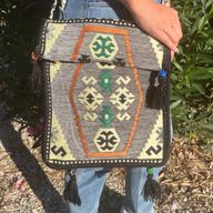 Kilim Festivalna Torba - Siva