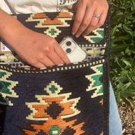 Kilim Festivalna Torba - Tamnoplava