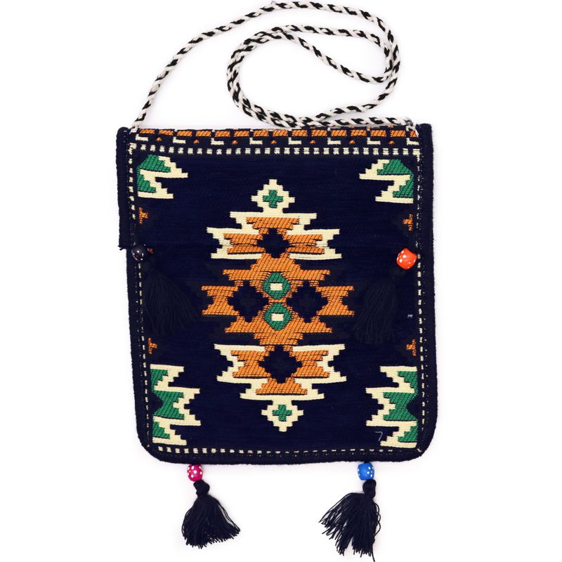 Kilim Festivalna Torba - Tamnoplava