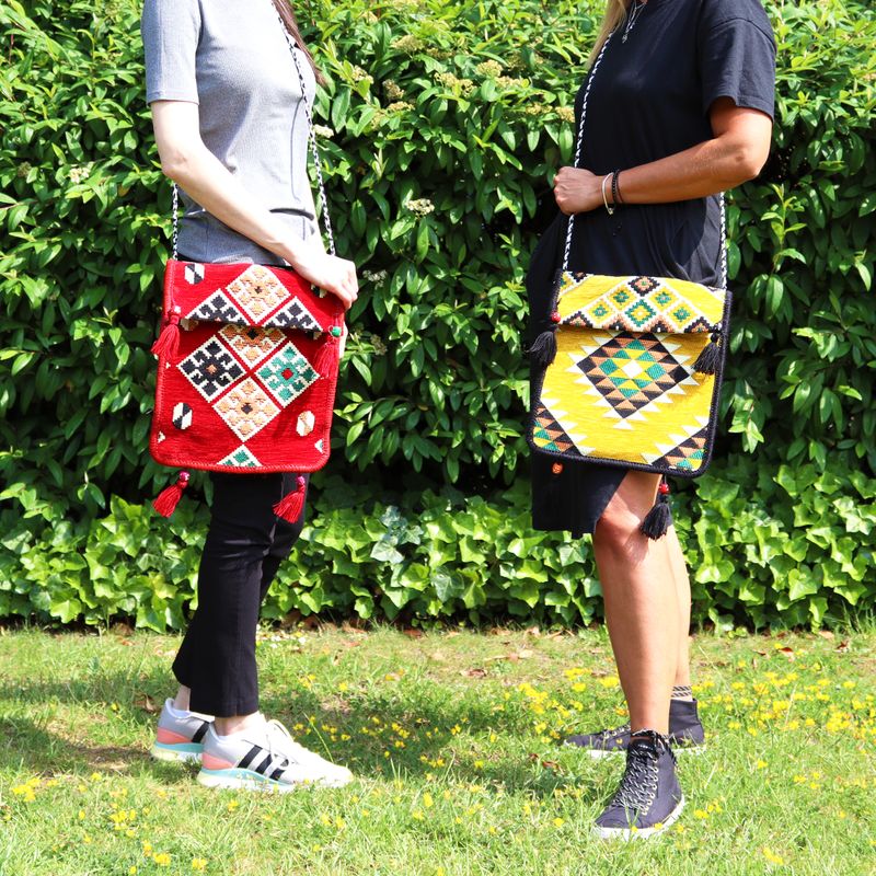 Kilim Festivalna Torba - Crvena