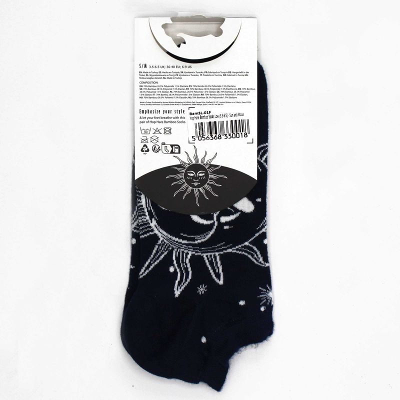 Hop Hare Čarape od Bambusa S/M (36-40) - Sunce i Mjesec