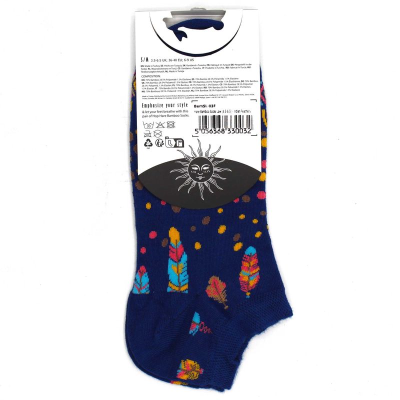 Hop Hare Čarape od Bambusa S/M (36-40) - Indijsko Perje