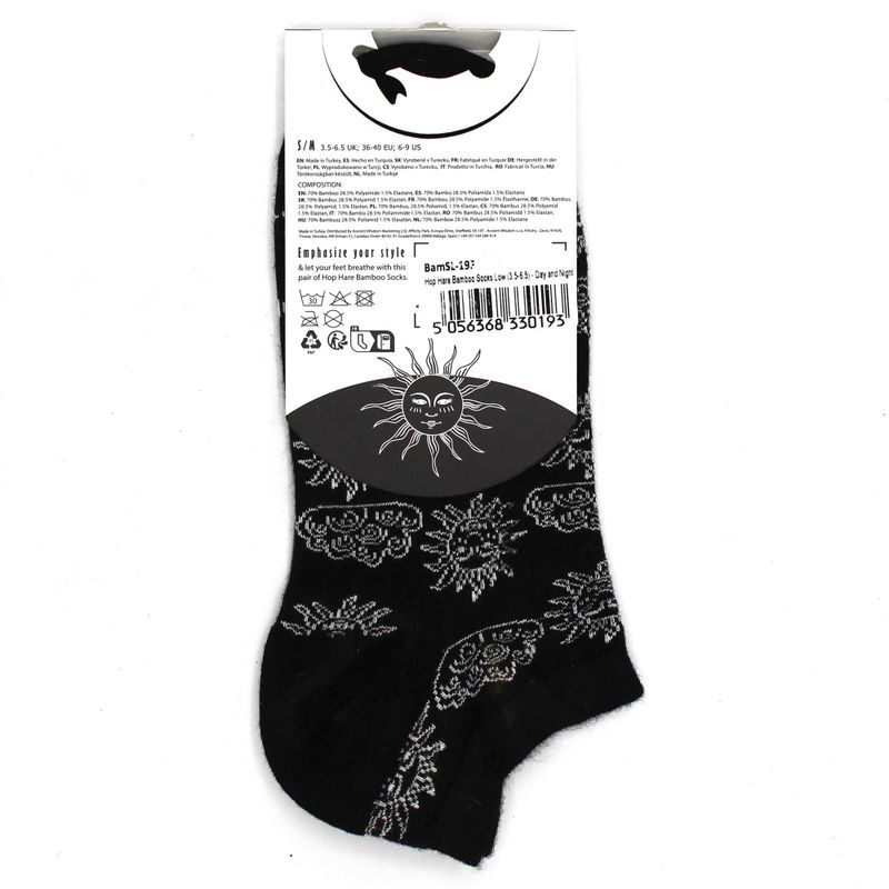 Hop Hare Čarape od Bambusa S/M (36-40) - Dan i Noć