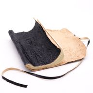 Kožna Bilježnica u Rolni (96 st)- Crna 21x15cm
