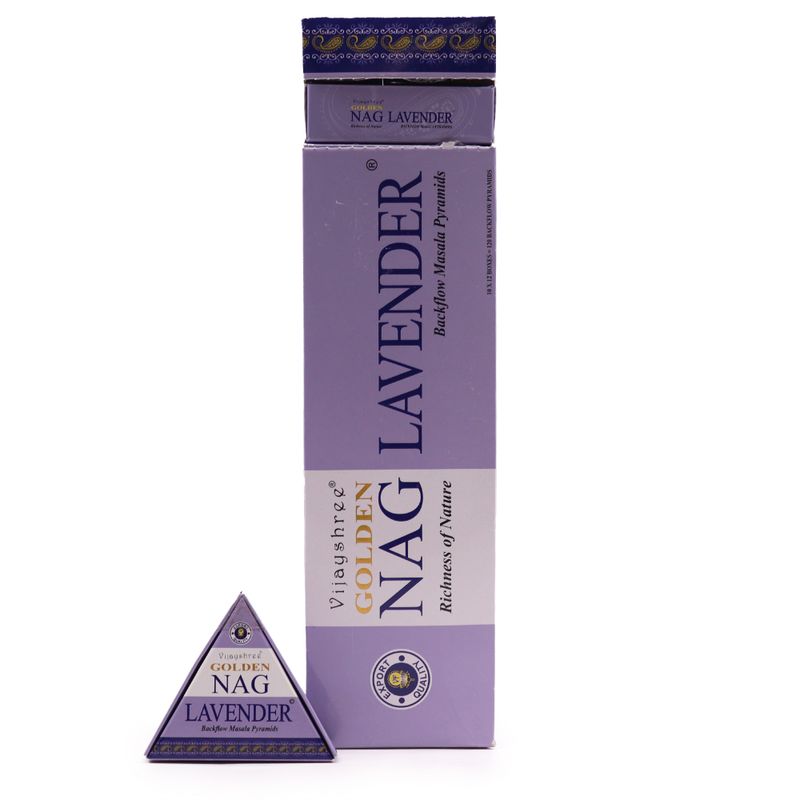 Jumbo Golden Nag 42g - Mirisni Čunjići Povratni Tok - Lavanda