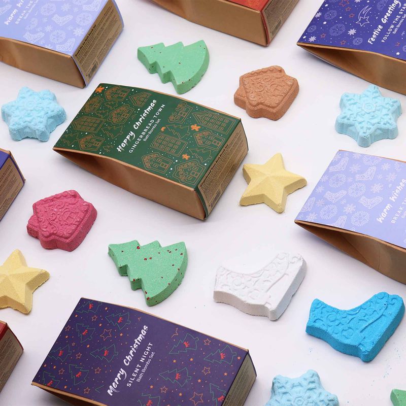 Božićne Bombice za Kupanje - Poklon Paket - Tiha Noć