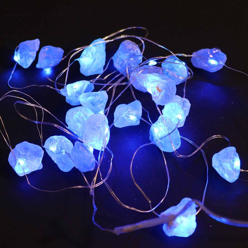 LED Svjetlo s Dragim Kamenjem - Celestit
