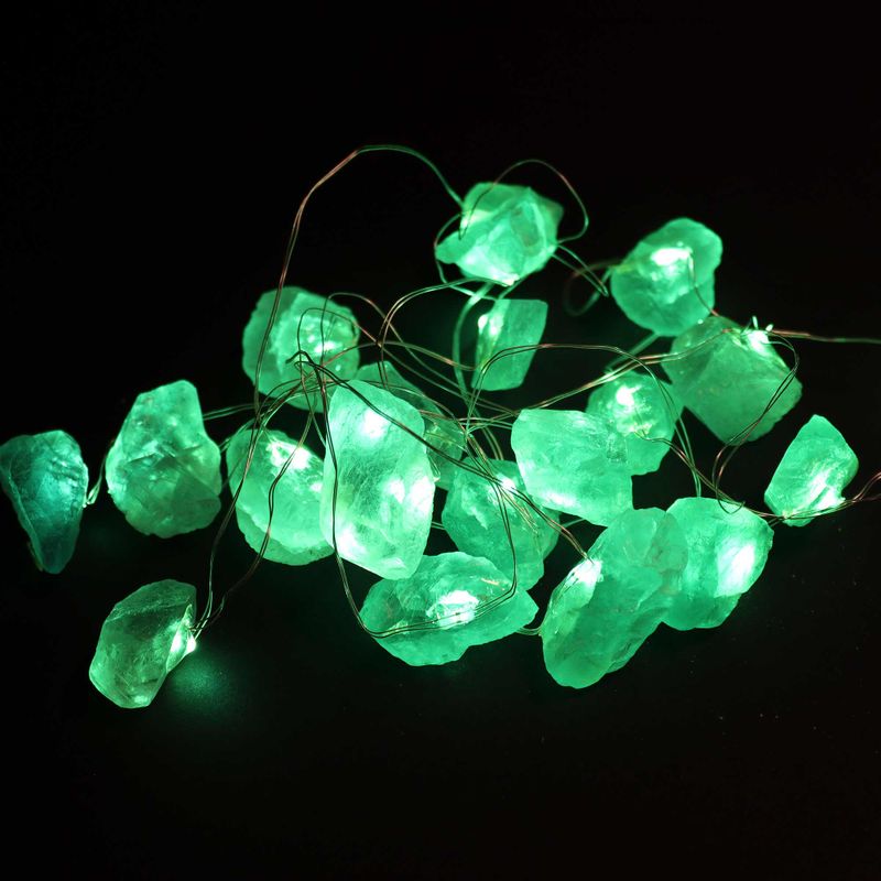 LED Svjetlo s Dragim Kamenjem - Kristalni Žad