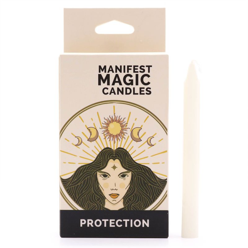 Manifest Magične Svijeće (Pakiranje od 12) - Bijela - Zaštita