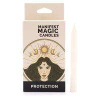 Manifest Magične Svijeće (Pakiranje od 12) - Bijela - Zaštita
