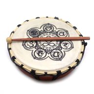 Čakra Šamanski Bubanj s 1 x Palicom - 25cm