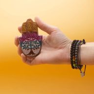 Stalak za Mirisne Štapiće od Steatita - Hamsa - Drvo Života 9x6cm