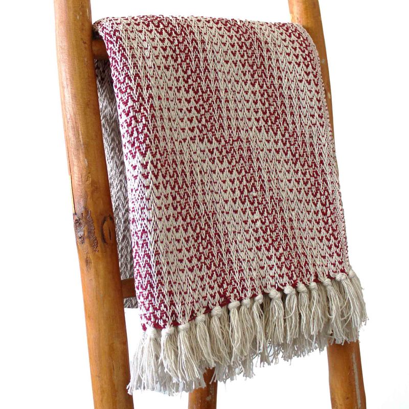 Boho Udobni Prekrivač - 125 x 150 cm - Ruby Dvobojni