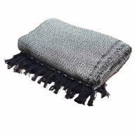 Boho Udobni Prekrivač - 125 x 150 cm - Siva