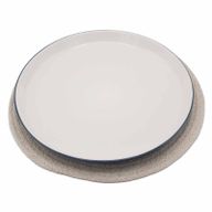 Prirodni Podmetač - Juta i Pamuk 30cm - Krem Rub