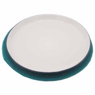 Prirodni Podmetač - Juta i Pamuk 30cm - Tirkizni Rub