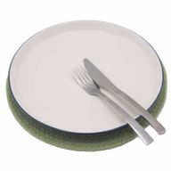 Prirodni Podmetač - Juta i Pamuk 30cm - Maslinasti Rub