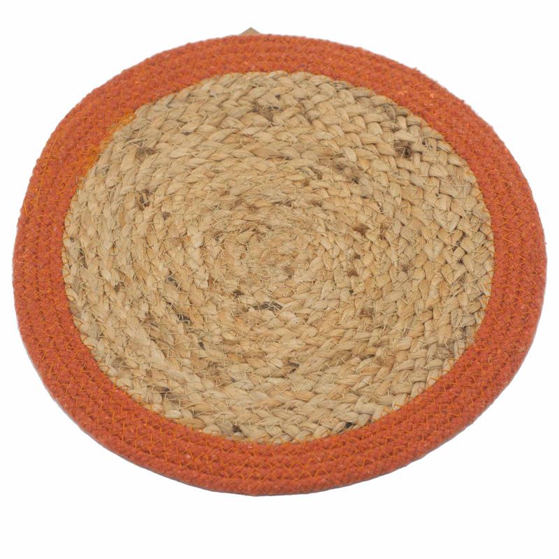 Prirodni Podmetač - Juta i Pamuk 30cm - Terakota Rub