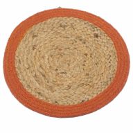 Prirodni Podmetač - Juta i Pamuk 30cm - Terakota Rub