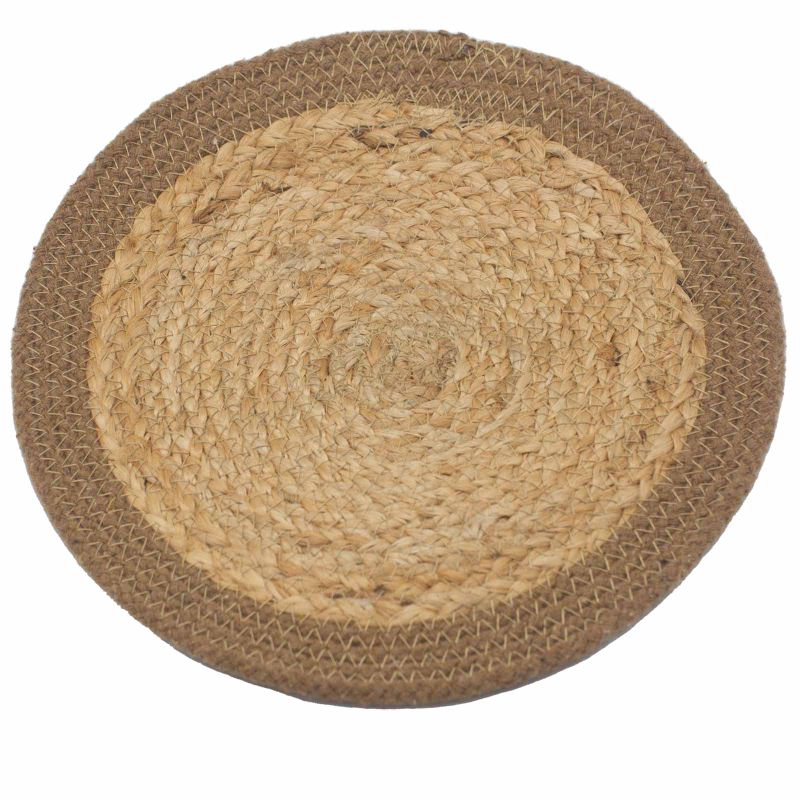Prirodni Podmetač - Juta i Pamuk 30cm - Prirodni Rub