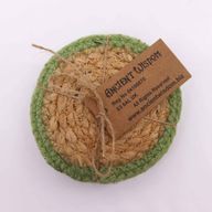 Prirodni Podmetač - Juta i Pamuk 10cm - Maslinasti Rub (Set od 4)