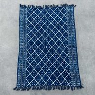 Ručno Rađeni Indigo Prekrivač - 170x120cm - Ponoćni Heerak