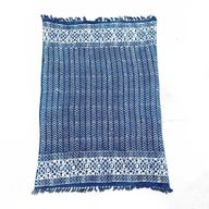 Ručno Rađeni Indigo Prekrivač - 170x120cm - Seedha Strijele