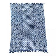 Ručno Rađeni Indigo Prekrivač - 170x120cm - Namoona Valovi
