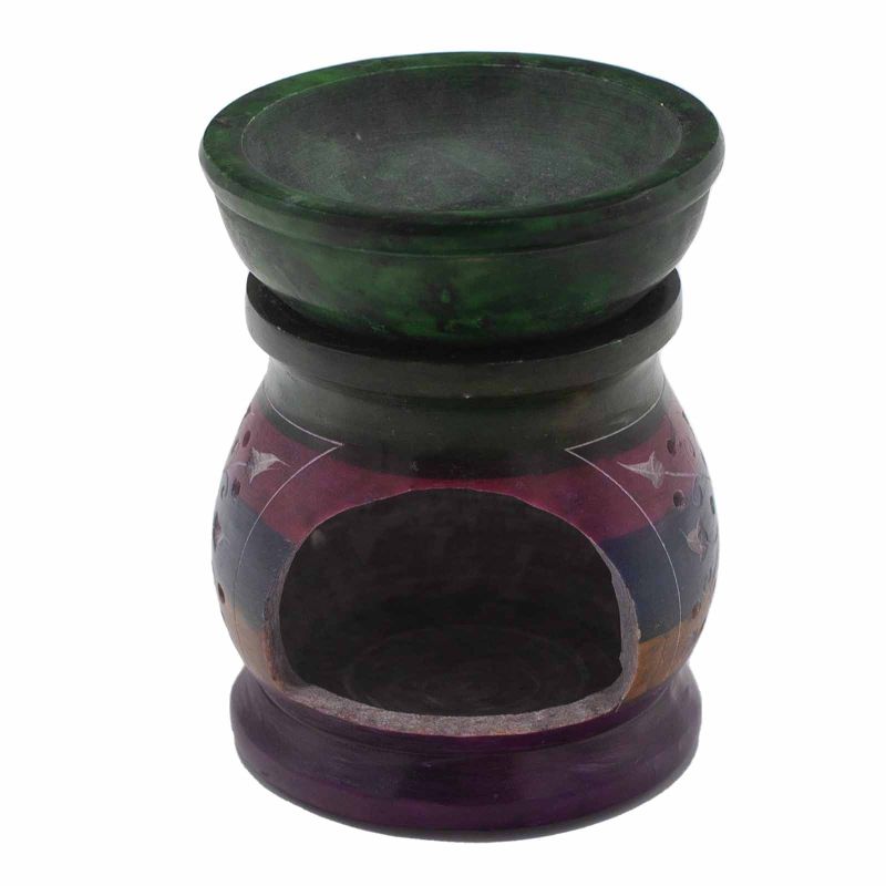 Aroma Svijećnjak 10cm- Cvijet Života - Pet Boja
