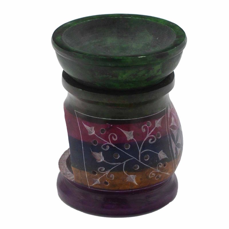 Aroma Svijećnjak 10cm- Cvijet Života - Pet Boja