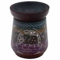 Veliki Aroma Svijećnjak 13x10cm- Slon - Pet Boja