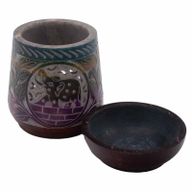Veliki Aroma Svijećnjak 13x10cm- Slon - Pet Boja
