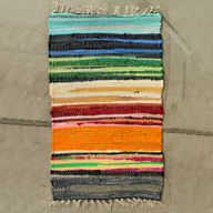 Veliki Krpeni Tepih - 150x90cm - Premium Kvaliteta - Dugine Boje