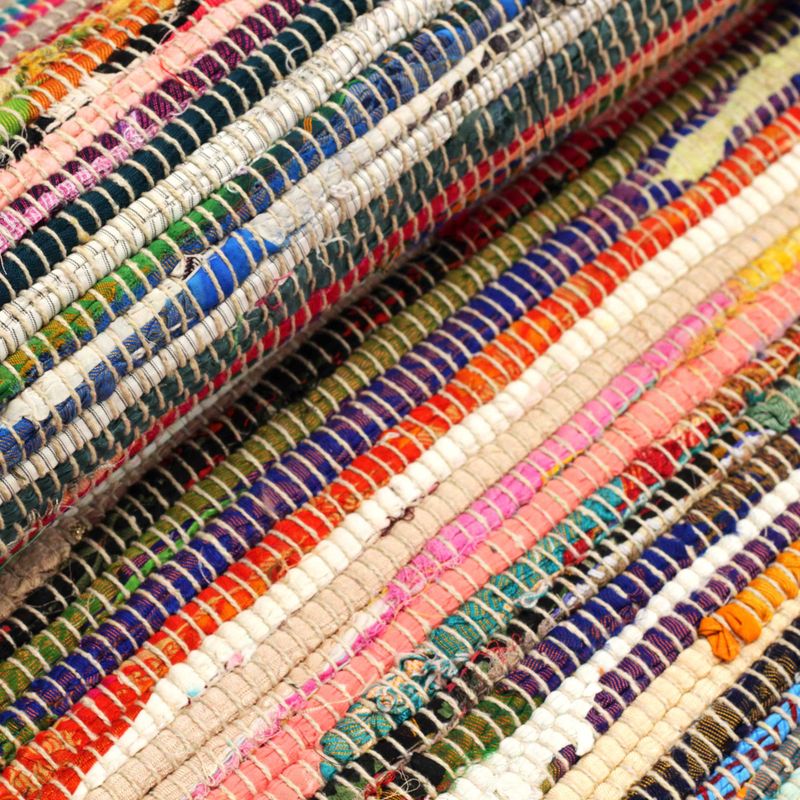 Krpeni Tepih za Sobu - 150x200 cm - Nasumične Boje