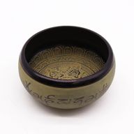 Zvučna Zdjela od Zemljanog Praha - Mantra 5 Buddha - 16cm