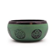 Zvučna Zdjela od Zemljanog Praha - Mandala Buddha - 16cm