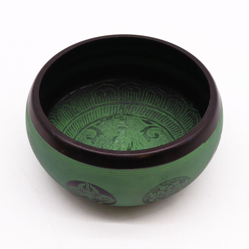 Zvučna Zdjela od Zemljanog Praha - Mandala Buddha - 16cm