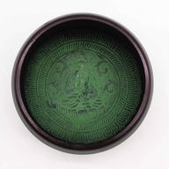 Zvučna Zdjela od Zemljanog Praha - Mandala Buddha - 16cm