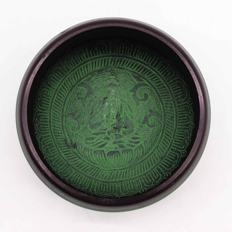 Zvučna Zdjela od Zemljanog Praha - Mandala Buddha - 16cm