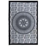 Single Pamučna Navlaka za Krevet - Mono - Slon Mandala
