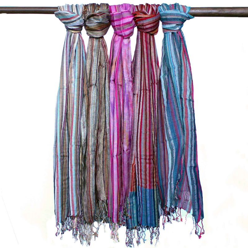 Indijski Boho Šalovi - Razne Nijanse - 50x180cm