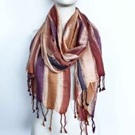 Veliki Indijski Boho Šalovi - Razne Nijanse - 75x180cm